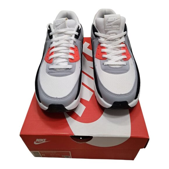 New Nike Women's Air Max 90 LV8 Sneaker - White/Black/Grey - Size: 8 ( 25 CM) - Picture 5 of 16